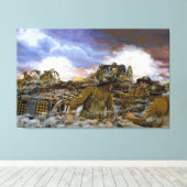 Trumans Batterij door Dominic D'Andrea Print (Insitu (Houten vloer))