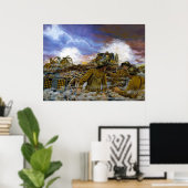 Truman's Battery door Dominic D'Andrea Poster (Thuiskantoor)