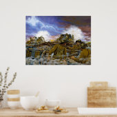 Truman's Battery door Dominic D'Andrea Poster (Keuken)