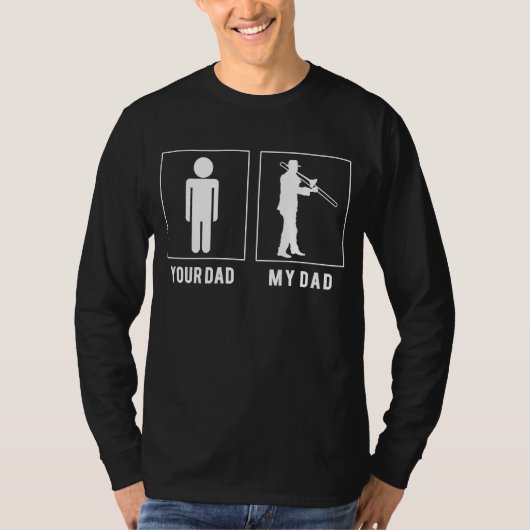Trumbone Maestro: Mijn vaders Trombone Magic! T-shirt (Voorkant)
