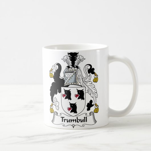 Trumbull Family Crest Koffiemok (Rechts)