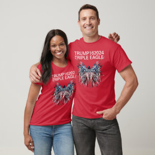 TRUMP162024 TRIPLE EAGLE T-SHIRT