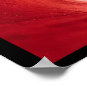 Trump2020 Red Wave met grondwet Poster (Hoek)