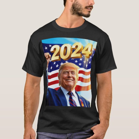 Trump2024 T-shirt (Voorkant)