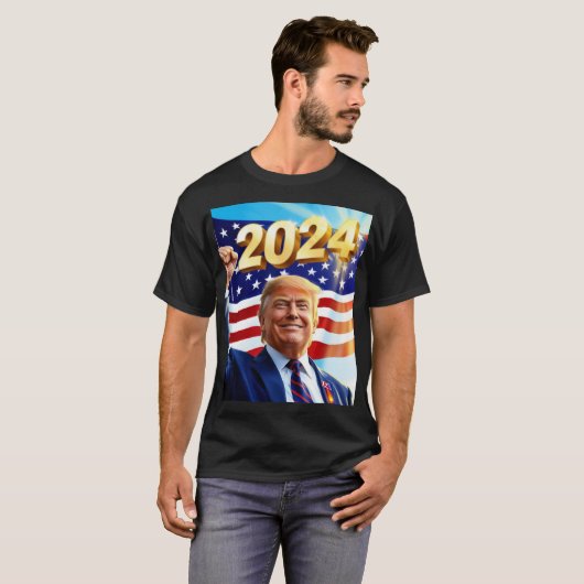 Trump2024 T-shirt (Voorkant volledig)
