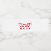 Trump24 ontwerp waterfles etiket