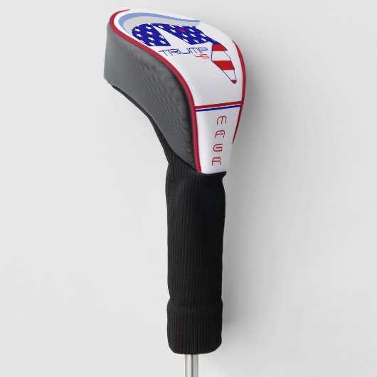 Trump45 Golf Head Hoesje Golfheadcover (Schuin)