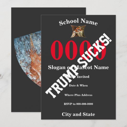 Trump 15e 20e 25e 30e 35e 40e 45e 50e kaart (Voorkant / Achterkant)