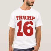 Trump 16 Campaign Jersey - Onderdruk T-shirt (Voorkant)