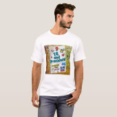 TRUMP "16 EN PRESIDENT" T-SHIRT (Voorkant volledig)
