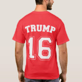 Trump 16 Team T-shirt (Achterkant)