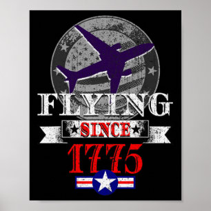 Trump 1775 luchthaven overname Revolutionary War s Poster