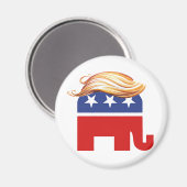 Trump 2012 olifantenmagneet magneet (Voorkant / Achterkant)