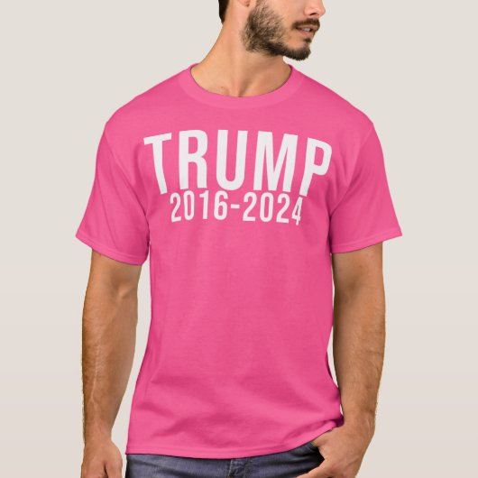 Trump 2016-2024 t-shirt (Voorkant)