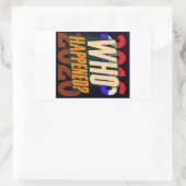 Trump 2016-20 — Wie is er gebeurd? Rechthoekige Sticker (Tas)