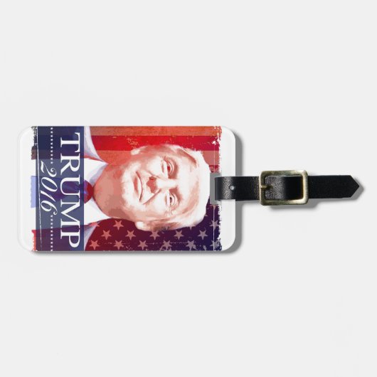 Trump 2016 bagagelabel (Voorkant horizontaal)