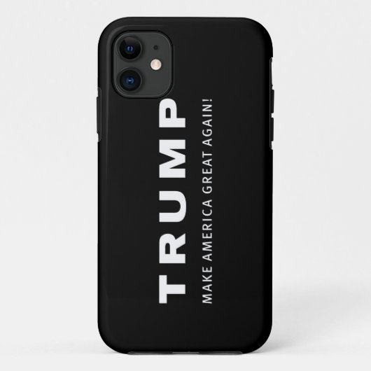 TRUMP 2016 BLACK iPhone case (Achterkant)