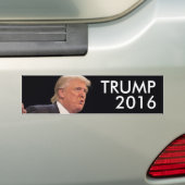 Trump 2016 bumpersticker (Op auto)
