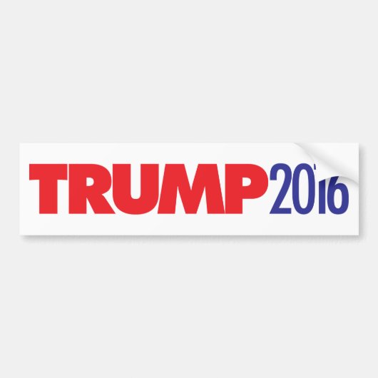 Trump 2016 bumpersticker (Voorkant)