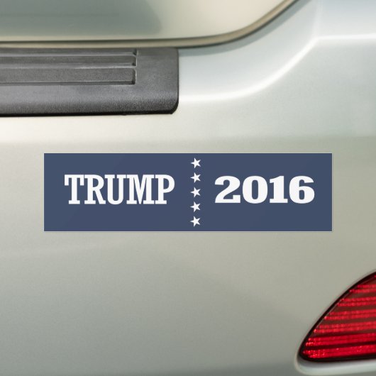 TRUMP 2016 BUMPERSTICKER (Op auto)