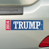 TRUMP 2016 BUMPERSTICKER (Op auto)