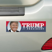 Trump 2016 bumpersticker (Op auto)