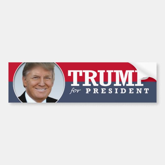 Trump 2016 bumpersticker (Voorkant)