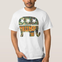 Trump 2016 Camouflage Republican Elephant