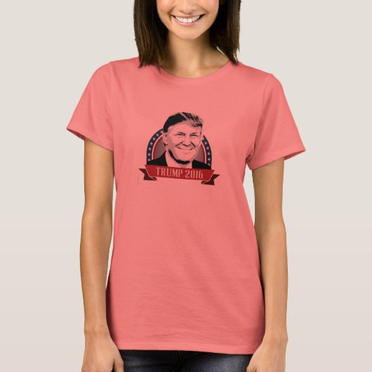Trump 2016 Campaign Banner T-shirt (Voorkant)