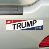 Trump 2016 Diagonal Campaign Bumpersticker -.png (Op auto)