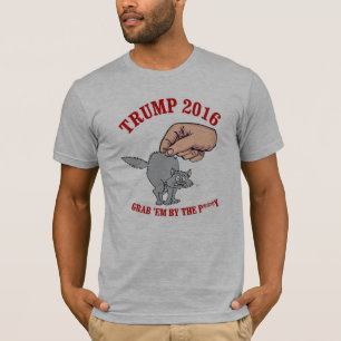 Trump 2016 - Grab by the p - Presidentia T-shirt