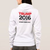 TRUMP 2016 - Haters Gonna Hate Hoodie (Achterkant)