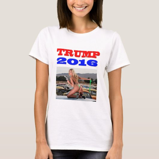 TRUMP 2016 HOT GIRL T-SHIRT (Voorkant)