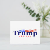 Trump 2016 Logo Briefkaart (Staand voorkant)