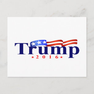 Trump 2016 Logo Briefkaart