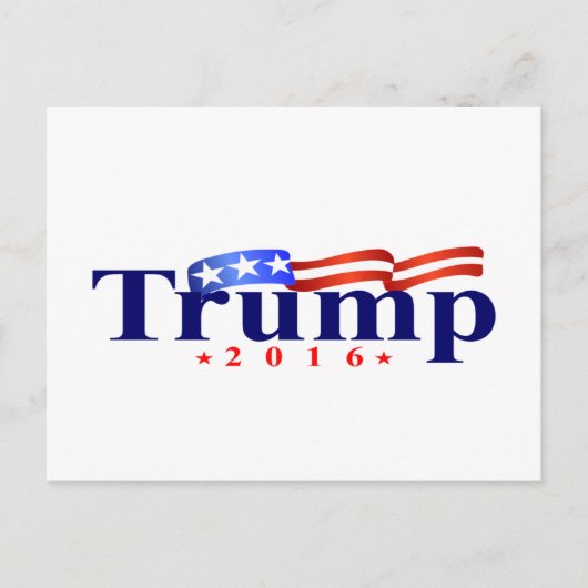 Trump 2016 Logo Briefkaart (Voorkant)