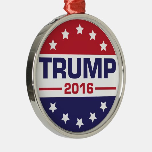 Trump 2016 metalen ornament (Rechts)