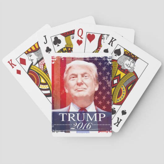 Trump 2016 pokerkaarten (Achterkant)