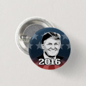 Trump 2016 ronde button 3,2 cm (Voorkant /achterkant)