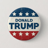 TRUMP 2016 RONDE BUTTON 5,7 CM (Voorkant)