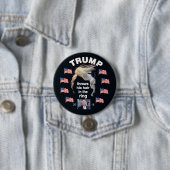 Trump 2016 ronde button 7,6 cm (In situ)
