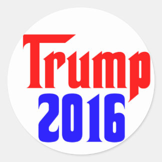 Trump: 2016 ronde sticker
