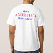 Trump 2016 & Slogan T-shirt (Achterkant)