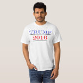 Trump 2016 & Slogan T-shirt (Voorkant volledig)