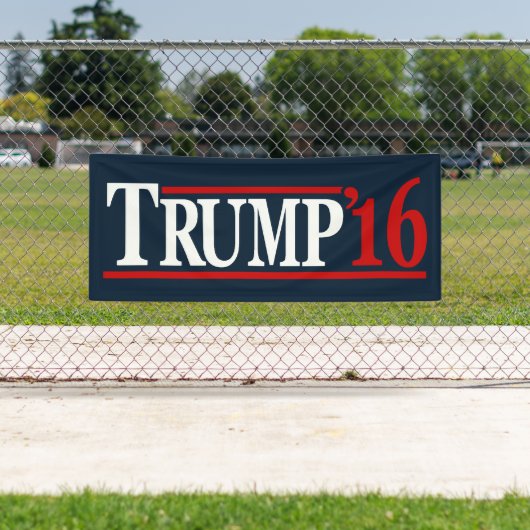 Trump 2016 spandoek (Insitu)