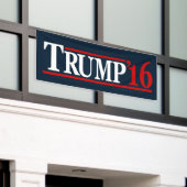 Trump 2016 spandoek (Buitenkant Gebouw)