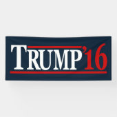 Trump 2016 spandoek (Horizontaal)