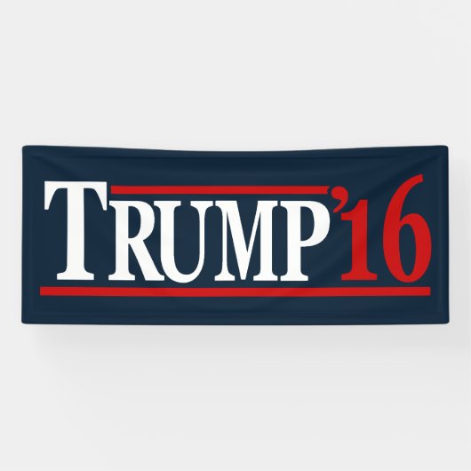 Trump 2016 spandoek (Horizontaal)