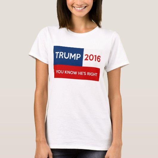 Trump 2016 t-shirt (Voorkant)
