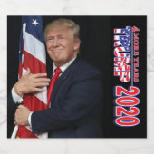 Trump 2020 - 4 Meer jaren Bier Etiket (Enkel label)